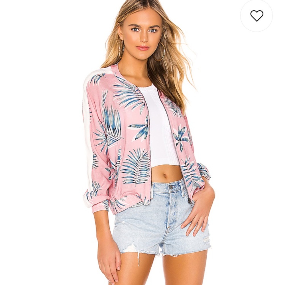 NWT BB Dakota Palm Before A Storm Bomber Jacket